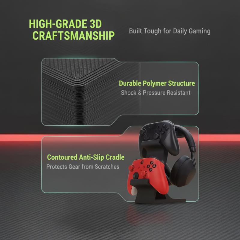Gaming Accessories Rack - Supporto universale per cuffie e controller