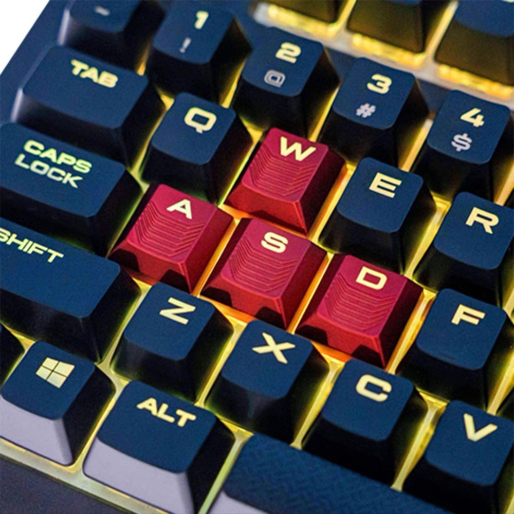 Gaming Accessories Aesthetic - Tasti traslucidi per WASD e tasti